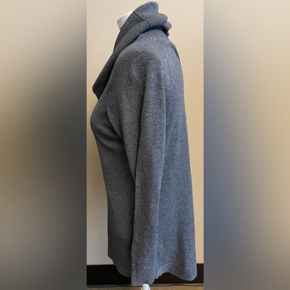 Ricki's grey stretchy cowl neck long sleeve tunic sweater women's size Medium - Picture 3 of 9